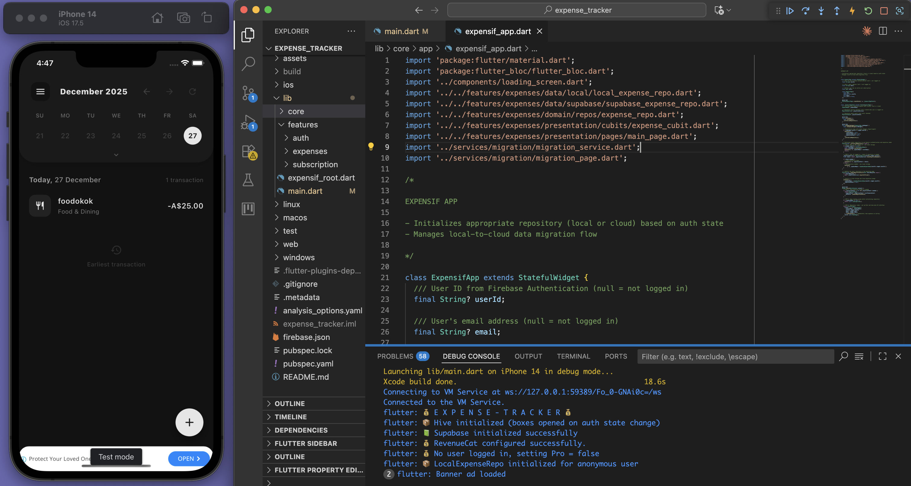 Coding Expensif App with Flutter